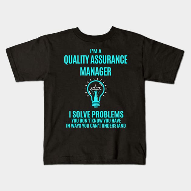 Assurance ager - I Solve Problems Kids T-Shirt by jasper-cambridge